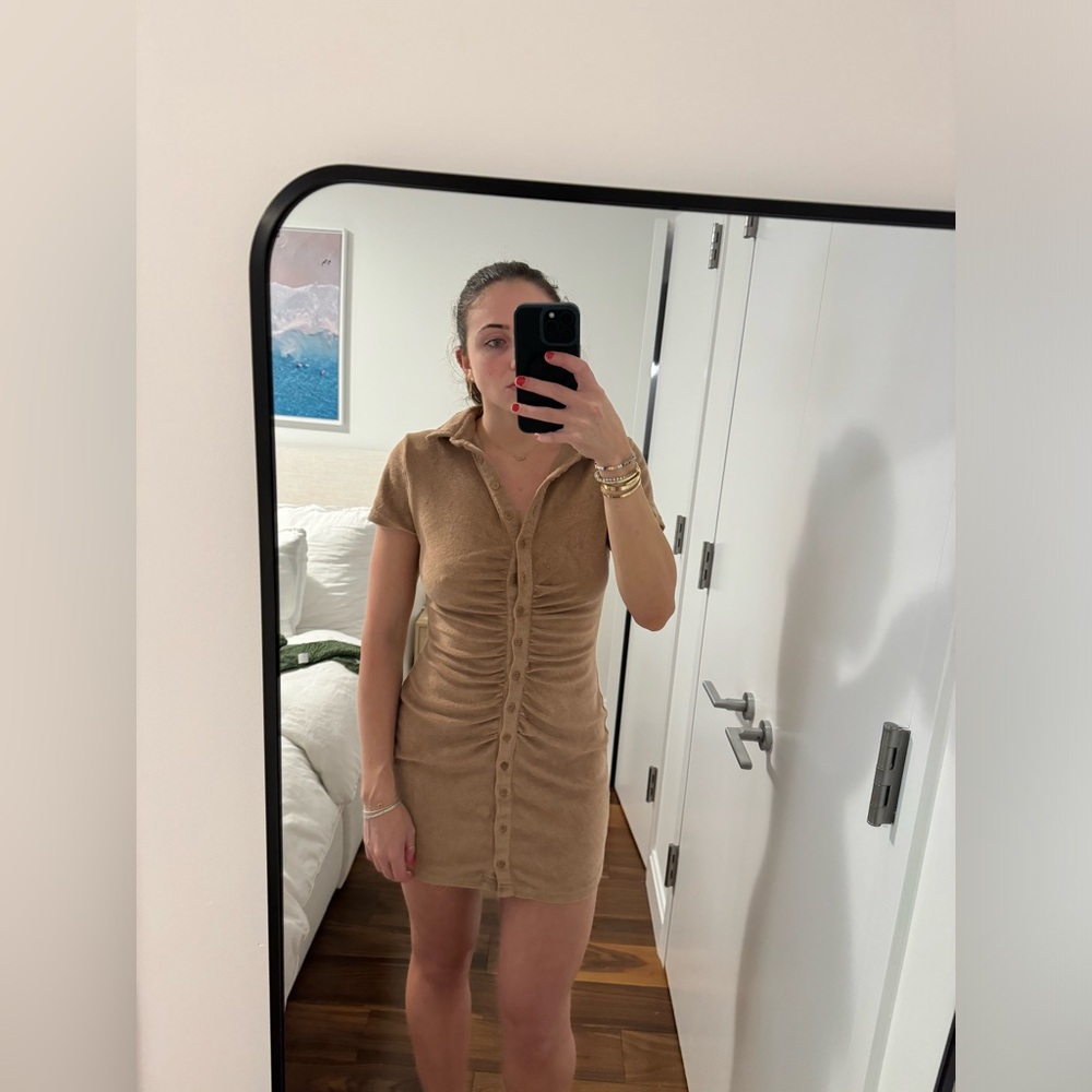 Brown terry Dress